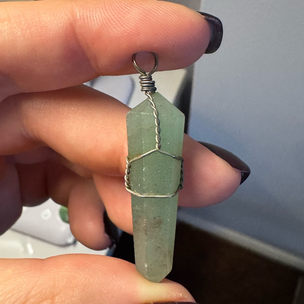 Green Aventurine Pendant Necklace
